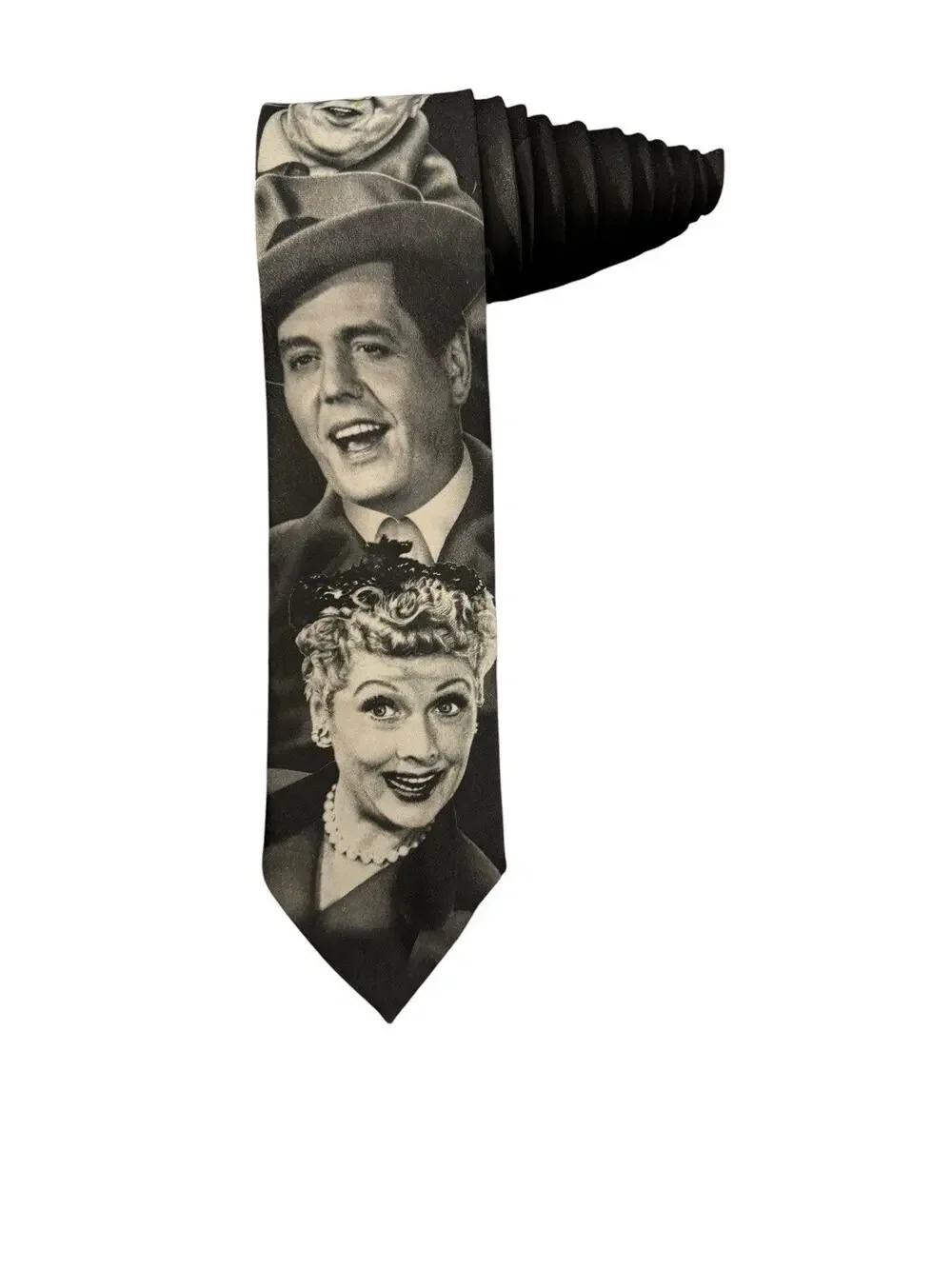 Ralph Marlin I Love Lucy Lucy And Gang Vintage Novelty Necktie Ricky Ethel Fred
